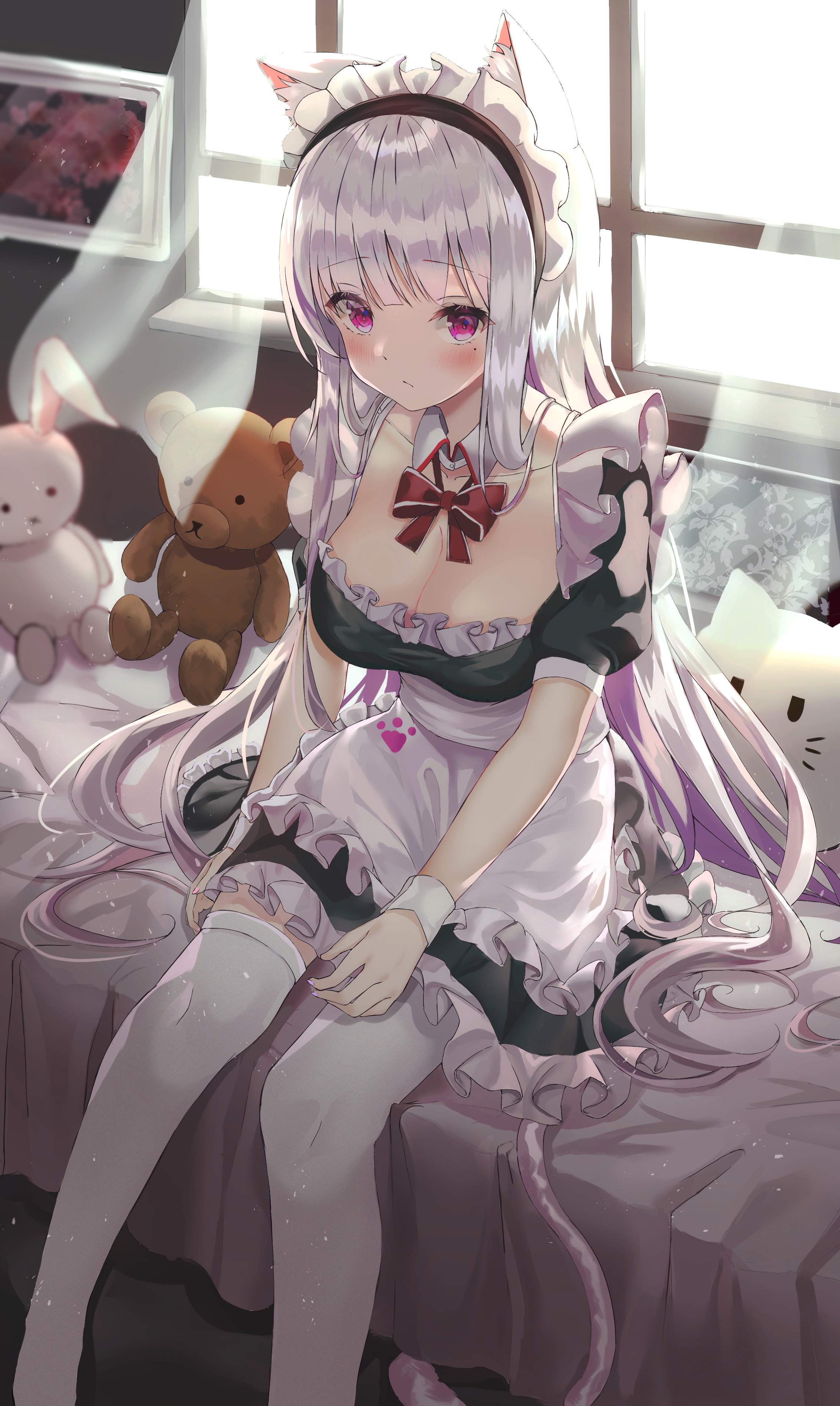 Lotpi Animal Ears Cleavage Maid